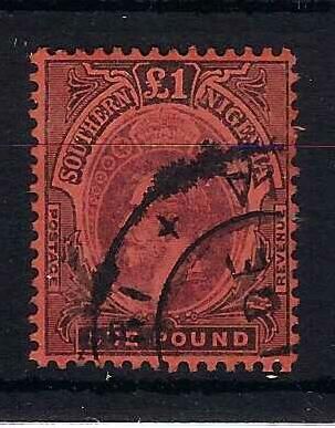 Image of Nigeria & Territories ~ Southern Nigeria SG 56 G/FU British Commonwealth Stamp